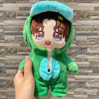 ( OUTFIT ) Outfit doll mẫu khủng long xanh đồ quần áo cho búp bê dễ thương xinh xắn idol Hàn Quốc