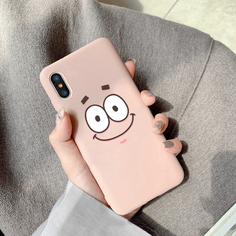 SpongeBob Patrick Star Apple iphone 11 11pro 11promax phone case iphone 6 6s se 7 7plus 8 8plus Silicone iphone X XR xsmax Cover case lovely cartoon