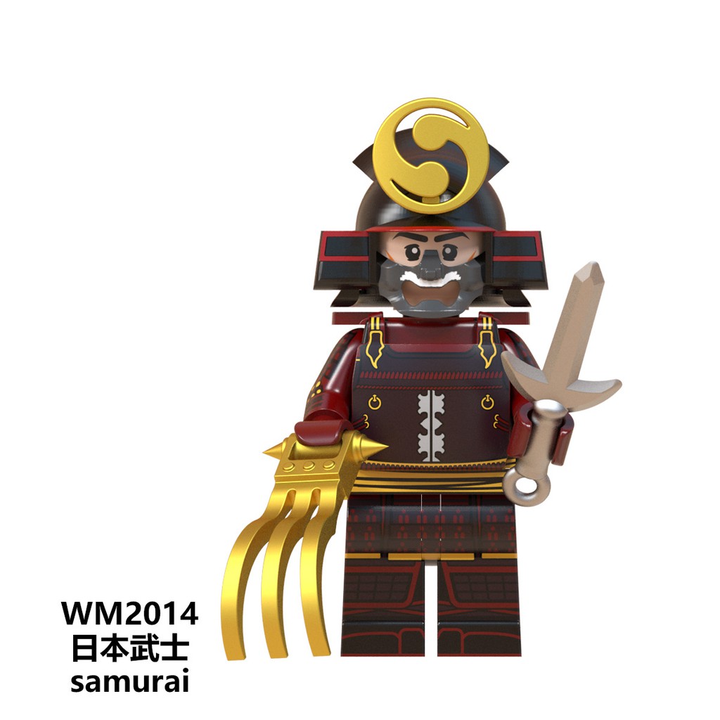 Minifigures Nhân Vật Samurai Armor Võ Sĩ Đạo Nhật Bản Mẫu Mới Ra Siêu HOT WM6096