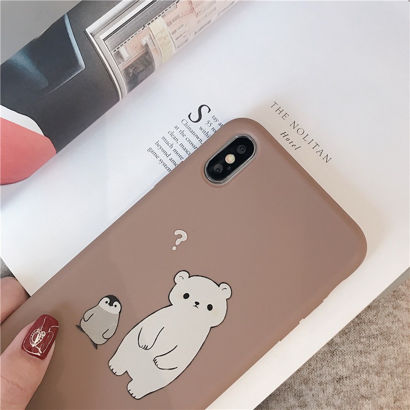 [ OPPO ] Ốp Lưng Silicon Gấu Trắng - B132 | BigBuy360 - bigbuy360.vn