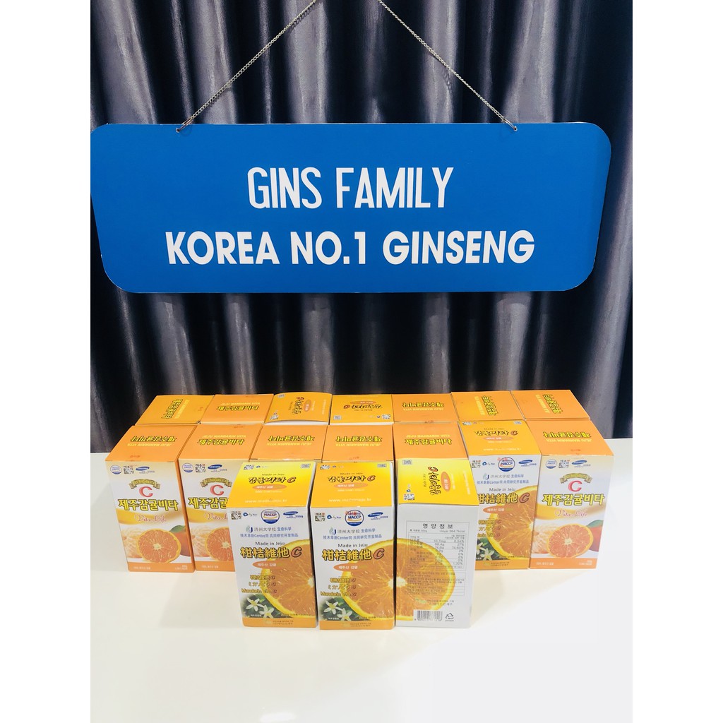 Vitamin C JeJu viên ngậm vitamin C nguyên chất đảo JeJu hàn quốc