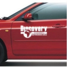 Tem decal " DISCOVERY " dán xe hơi, xe tải, xe hợp đồng