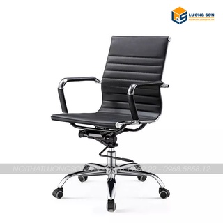 Ghế Xoay Liền Da Lưng Trung G8131