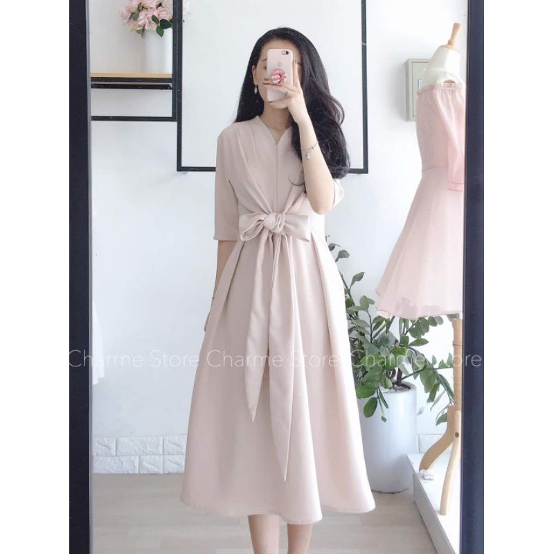 Váy nhà charme màu trắng size xs