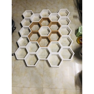 Kệ trang trí ô lục giác