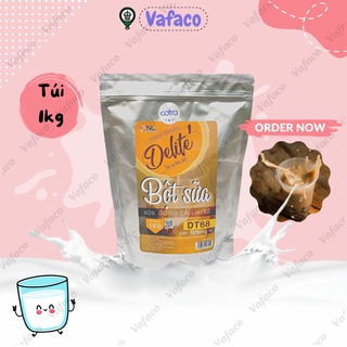 Bột sữa đậm đặc CAO CẤP Delite DT68 (1kg) - Nguyên liệu pha chế trà sữa thượng hạng Cotra