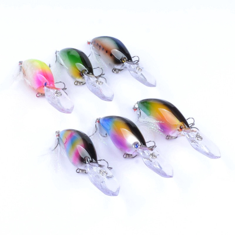 Set 6 Mồi Câu Cá Giả 11cm 18g Chuyên Nghiệp