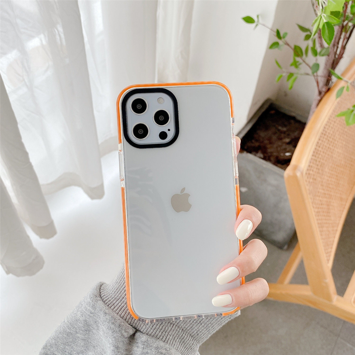 Ốp điện thoại silicone mềm TPU trong suốt bảo vệ toàn vẹn iPhone 12pro max 12mini 11 Pro 11Pro Max XS Max XR SE7 8 Plus | BigBuy360 - bigbuy360.vn