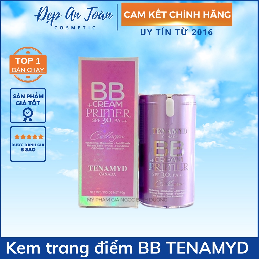 Kem trang điểm BB Cream + Primer Tenamyd SPF30/ PA+++