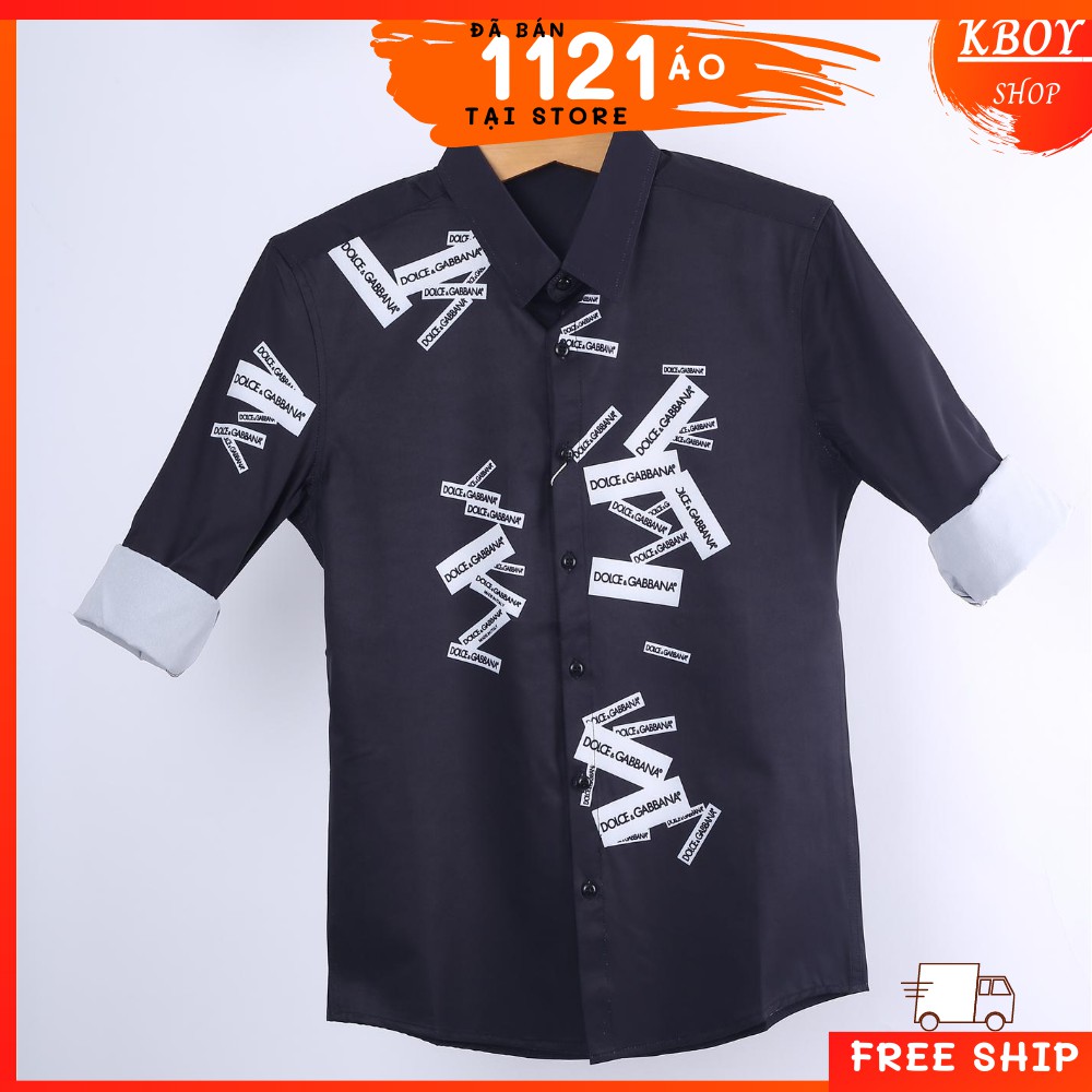 Áo sơ mi Họa tiết cao cấp -Cá tính,nổi bật Tay Dài - Hàng quãng châu cao cấp.Thấm hút,co giãn tối ưu, BIGSIZE  - T8722 | BigBuy360 - bigbuy360.vn