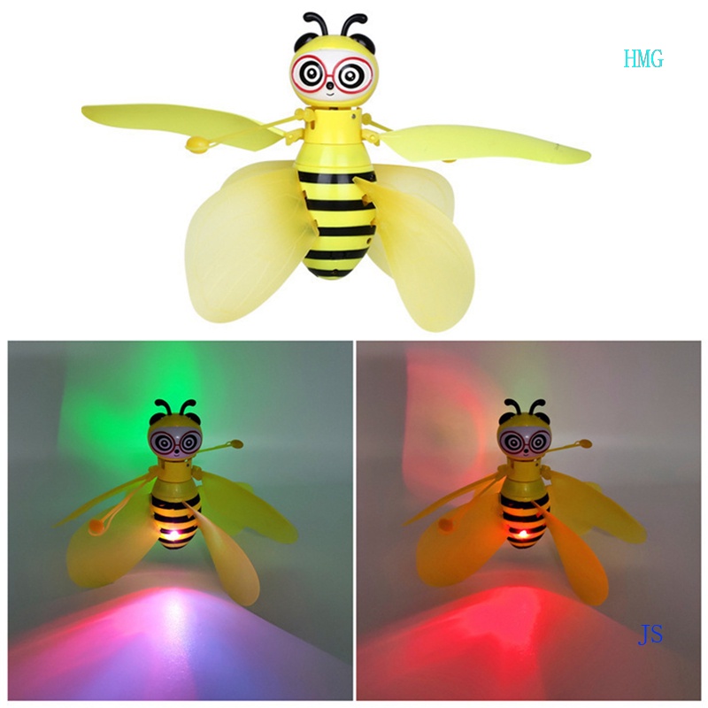 Máy Bay Trực Thăng Bốn Cánh Mini Cảm Ứng Bằng Tay Hình Ong UFO