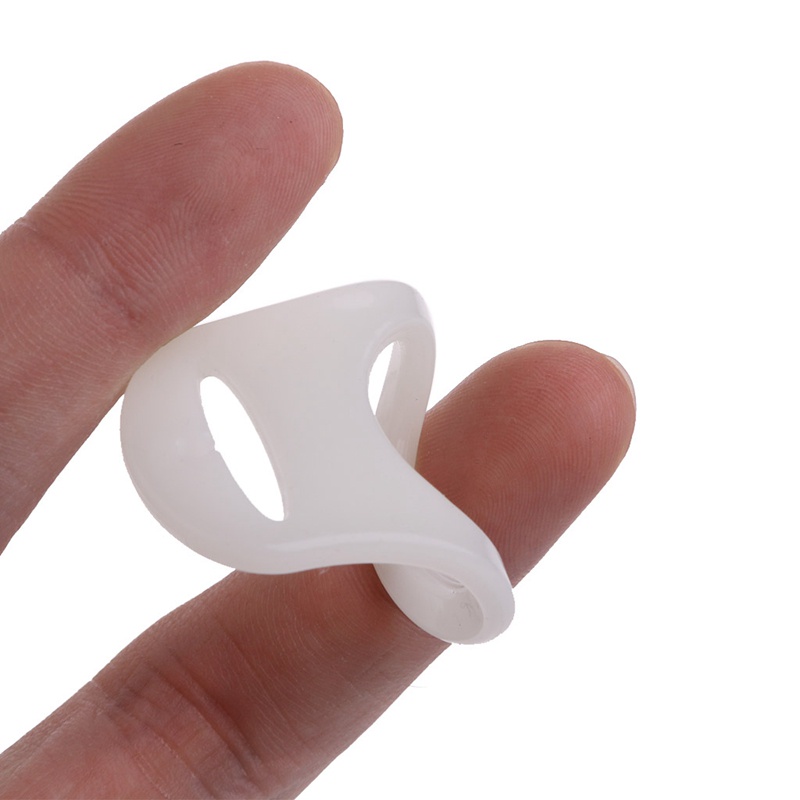 Bộ 5 Vòng Kẹp Núm Vú Giả Bằng Silicone Màu Dạ Quang Cho Bé