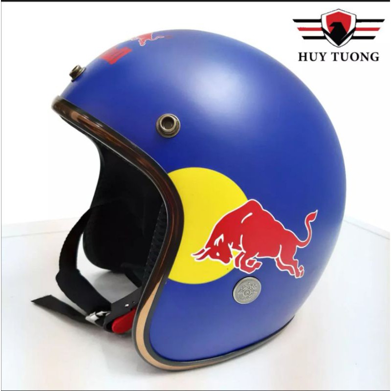 Mũ bảo hiểm 3/4 đầu kèm kính - nón bảo hiểm có kính