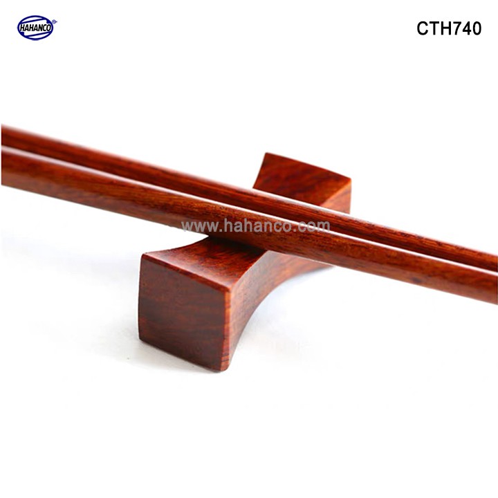Bộ 10 gác đũa gỗ Mun Sọc /Trắc - tiện dụng và sang trọng trên bàn ăn ❤️FREESHIP đơn &gt; 50k❤️ HAHANCO (CTH740)