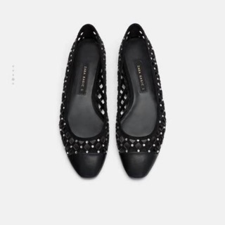 Giày bệt đính hạt chính hãng Zara