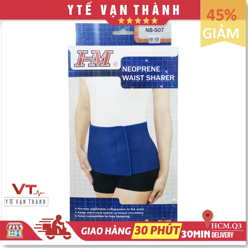 ✅ Nịt Bụng- I-M NB-507, Thun Co Giãn Nịt Bụng Sau Phẫu Thuật, Hỗ Trợ Giảm Cân Định Hình Eo VT0666