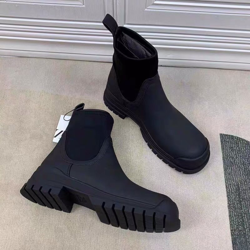 Boots tráng cao su phối vải ZR