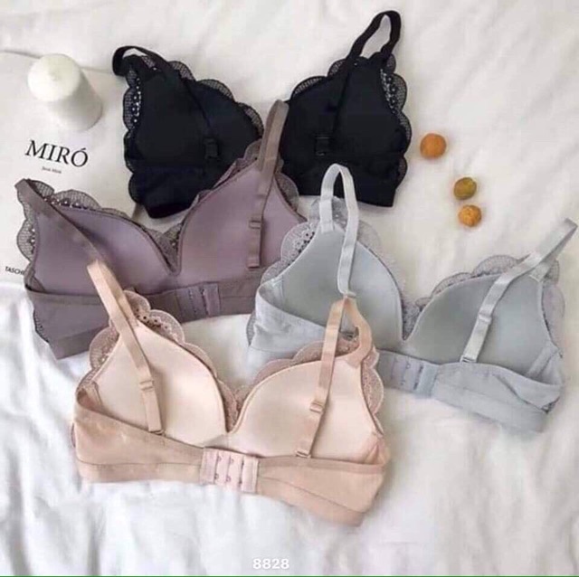 Áo lót đệm mỏng ren hoa đào 34-36-38 | BigBuy360 - bigbuy360.vn