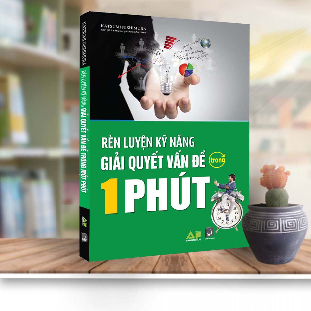 Sách - Rèn Luyện Kỹ Năng Tư Duy Locgic Trong 1 Phút + Giải Quyết Vấn Đề Trong 1 Phút