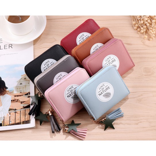 VÍ NỮ CẦM TAY HÀN QUỐC LOVE OF NATURAL CÁCH ĐIỆU TRẺ TRUNG | BigBuy360 - bigbuy360.vn