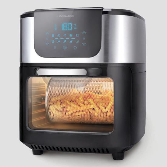 Lò Nướng Không Khí Lock&Lock Air Oven 1800W EJF691 10L Đen