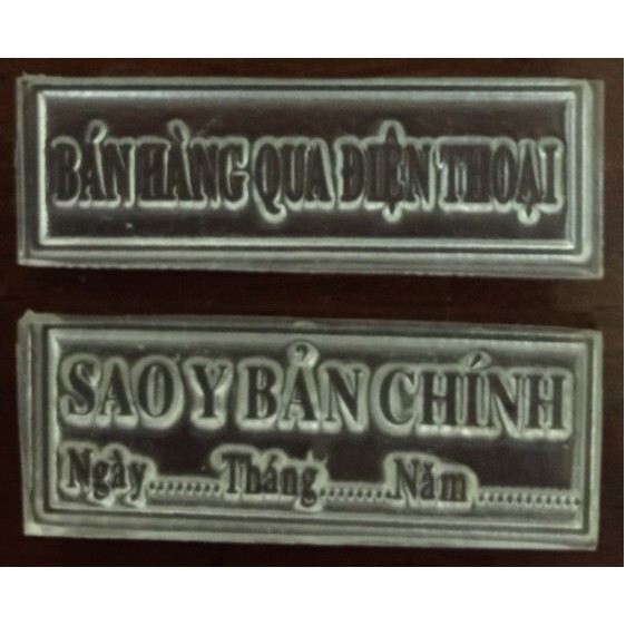 Mặt dấu/ miếng cao su theo yêu cầu