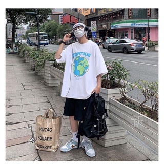ÁO THUN HÌNH TRÁI ĐẤT ( phom unisex )