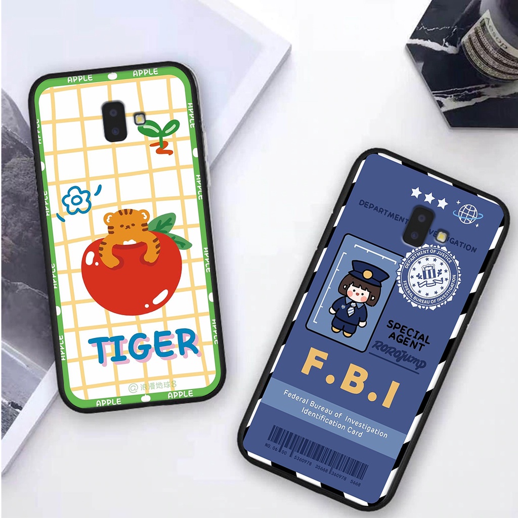 Ốp lưng Samsung Galaxy J6 PLUS in hình 3D gấu mới nhất - sang - chảnh - ĐẸP- BỀN