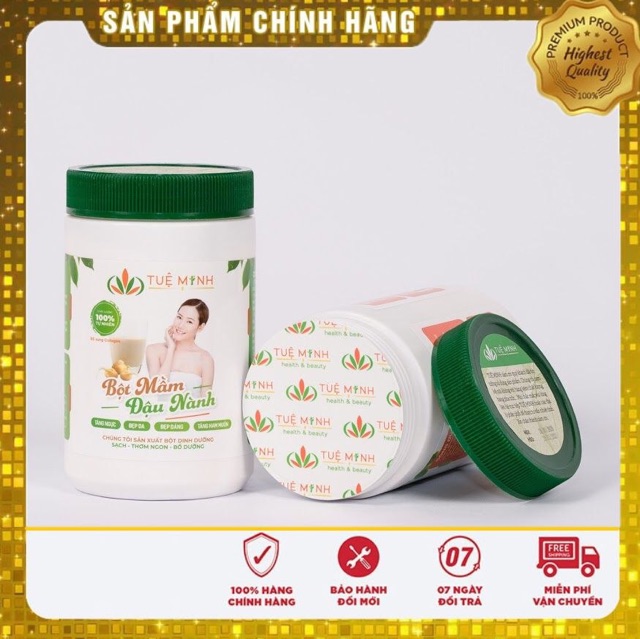 [mẫu mới 2020] 1kg MẦM ĐẬU NÀNH NGUYÊN XƠ TUỆ MINH TĂNG SIZE VÒNG 1 GIỮ MÃI NÉT ĐẸP TUỔI THANH XUÂN