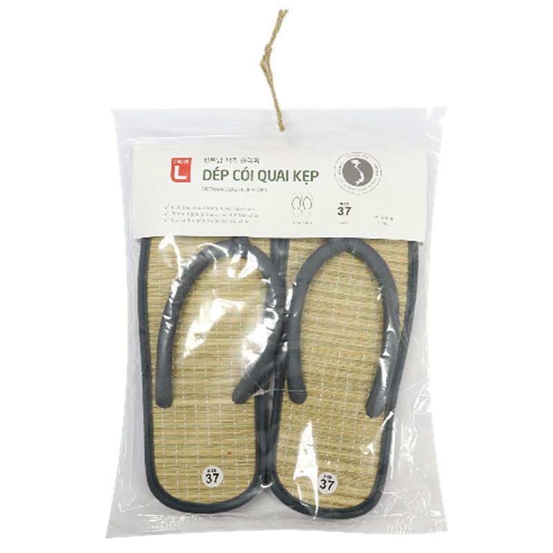 CL-Dép Cói Quai Kẹp Màu Xám/ Màu Đỏ Đô size 36-29