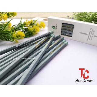 BÚT CHÌ THAN MARIE'S C7360 ( Thân Gỗ Cứng, Lõi Than Nén)