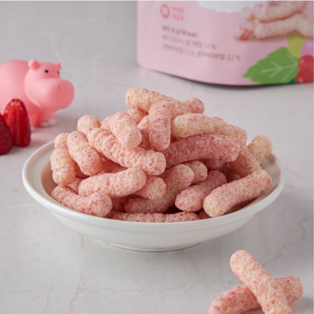 [haobaby.vn] Bánh Gạo Organic Que Ngắn BEBECOOK Nội Địa Hàn Cho Bé Yêu Tập Ăn Dặm