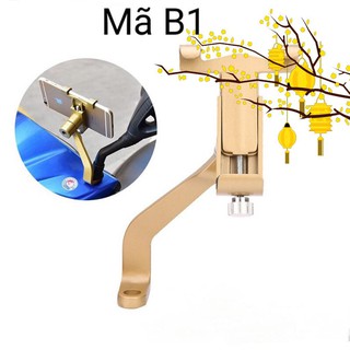[Giá tốt] Kẹp xe máy inox 3 cạnh B1  Chống Cướp Giật An Toàn hỗ trợ ship