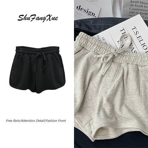 Quần Short Cotton Ống Rộng Phong Cách Hàn Quốc Dành Cho Nữ | BigBuy360 - bigbuy360.vn