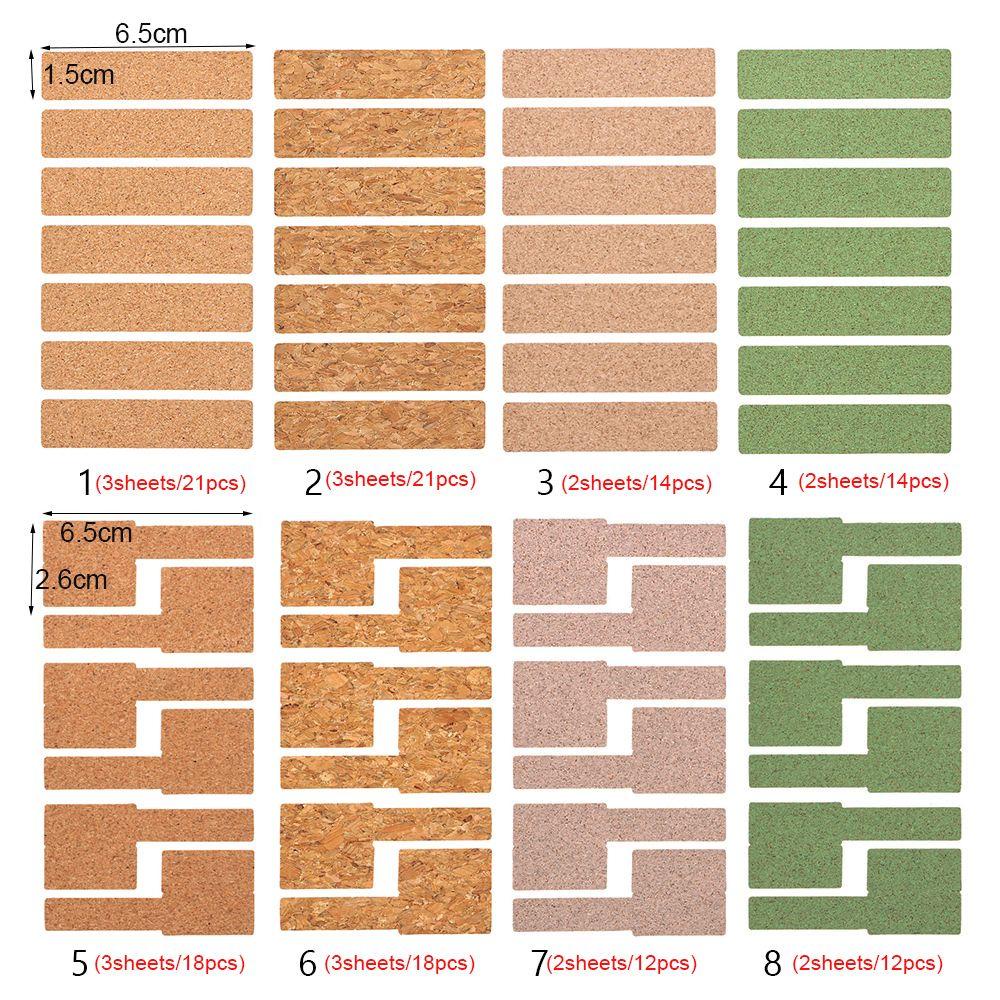 PISTA 1 Bộ Nhãn Dán Phân Loại Bằng Gỗ Chống Thấm Nước Cho Nhà Bếp