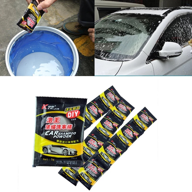 Bột Rửa Xe Siêu Bóng Car Shampoo Powder (5gr)