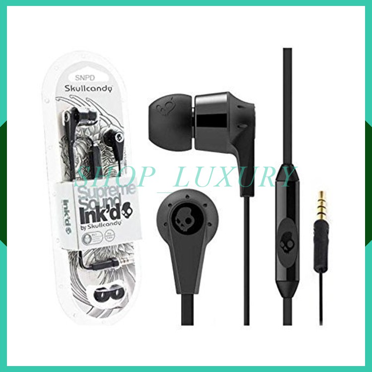 Tai Nghe Skullcandy Ink'd 2.0 Jack 3.5mm Có Mic Cao Cấp