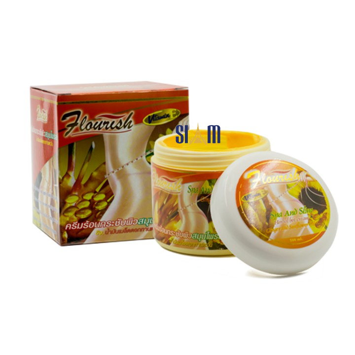 Cao gừng - Kem Tan Mỡ Bụng Gừng Ớt Flourish Thái Lan 500gr