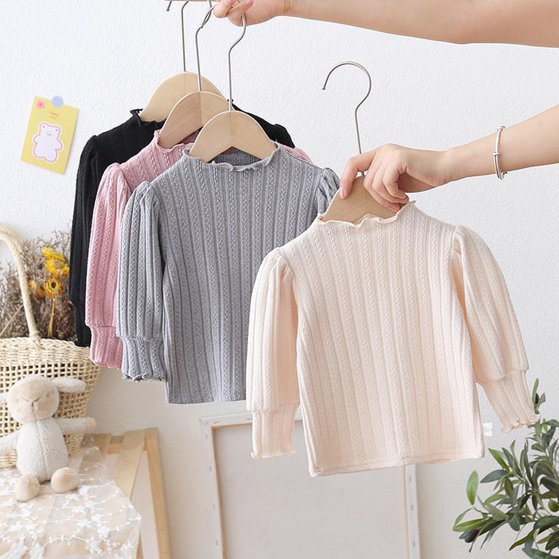Áo thun tay dài cổ lọ thời trang trẻ trung