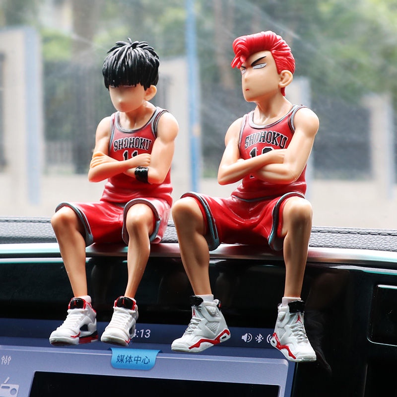 Mô Hình Cầu Thủ Bóng Rổ Hanamichi Sakuragi Kaede Rukawa Anime Slam Dunk 15Cm