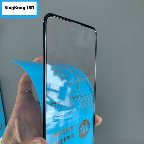 Kính cường lực chống vỡ viền 18D KingKong cho iPhone 12 Pro Max/12 Pro/12/12 Mini/11/XR-ZUMI STORE