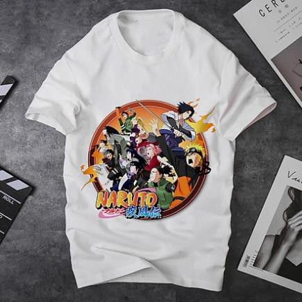 Áo thun mẫu mới cực đẹp NARUTO 2, có size bé cho trẻ em / áo thun Anime Manga Unisex Nam Nữ
