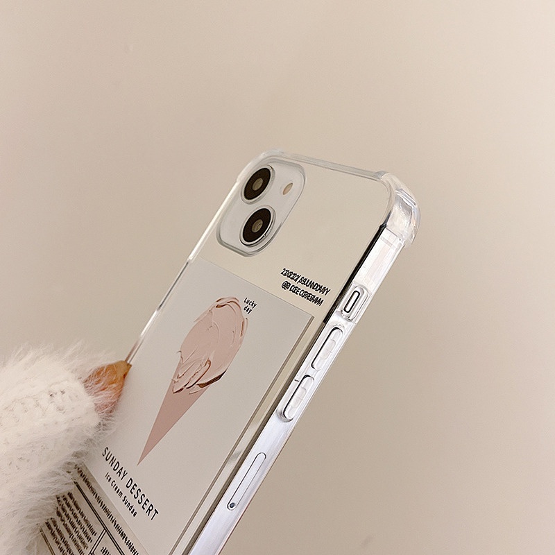 Ốp lưng iphone ốp Điện Thoại Hình Cây Kem Cho iPhone 14 13 12 11 PROMAX XS XR XSMAX SE2020