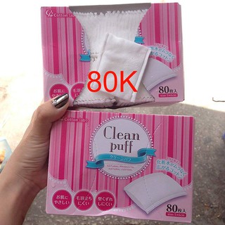 HÔP BÔNG TẨY TRANG MINISO 80 Miếng