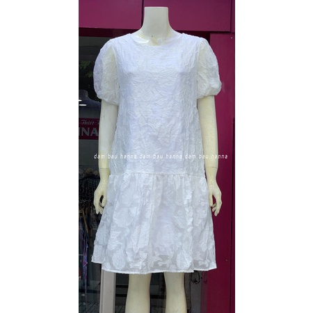 [HANNA] Đầm bầu dự tiệc dễ thương cho mẹ bầu trẻ có size 40-80kg váy bầu sang chảnh cao cấp thoáng mát 2 lớp mềm nhẹ