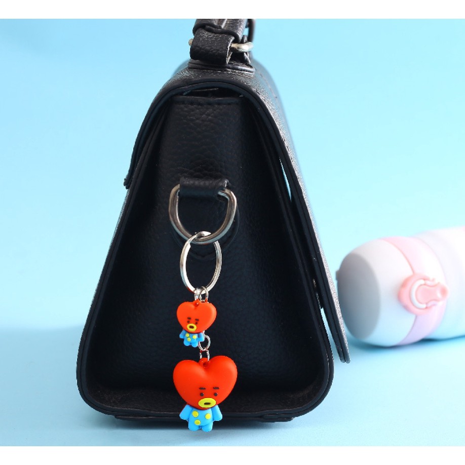 Móc khóa Kpop BTS BT21 cao su dầy GIÁ SỈ