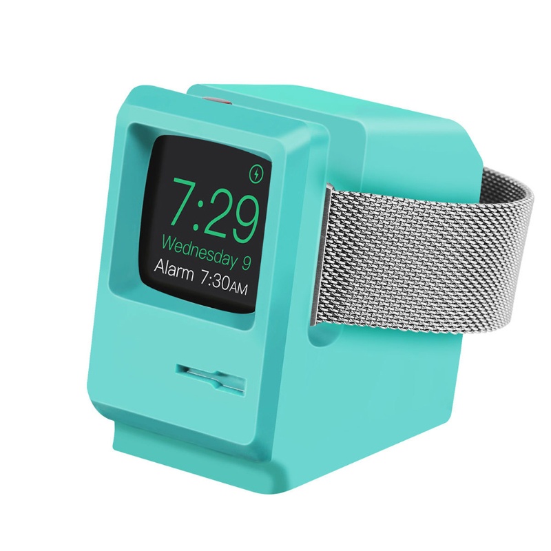 (3C) Giá Đỡ Đồng Hồ Để Bàn Bằng Silicon Phong Cách Retro
