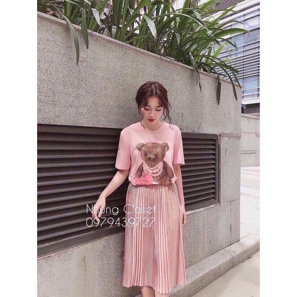 Chân Váy Dập Ly Loại Đẹp Mã 1811_Xưởng May Quang Anh