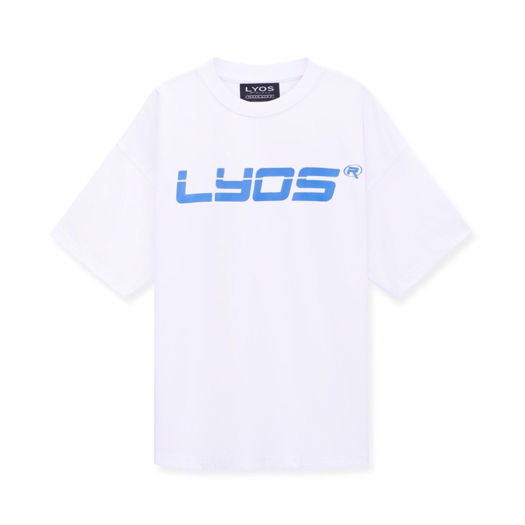 Áo thun tay lỡ LYOS form rộng basic nam nữ unisex oversize