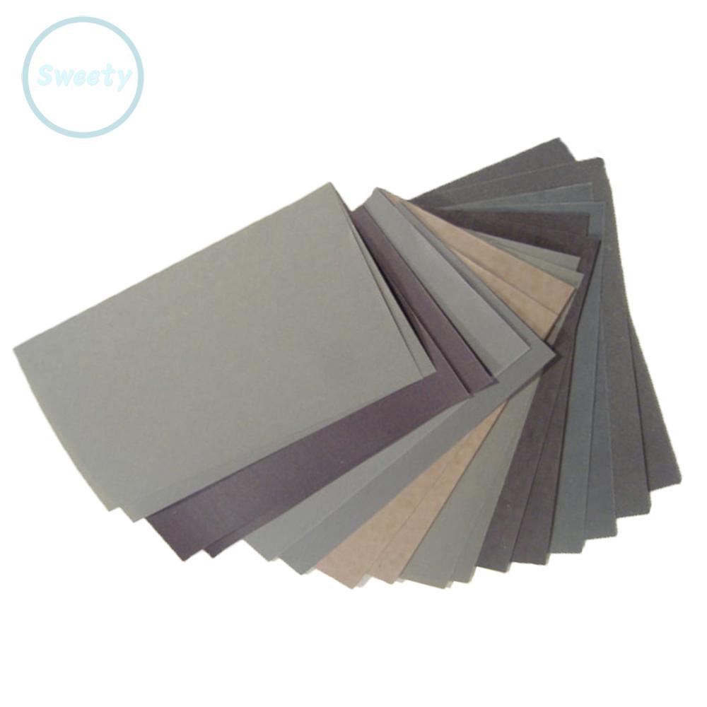 Bộ 15 Miếng Giấy Nhám 400-2500 Grit 400-6500 Grit 400 1500 2000 2500 Grit 15x15